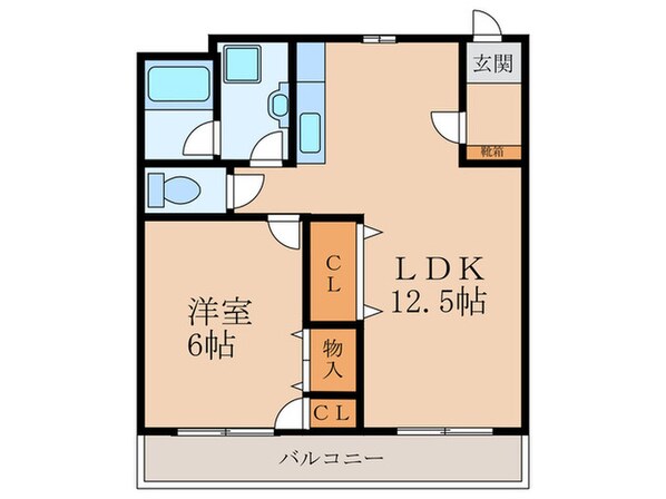 徳永ハイツの物件間取画像